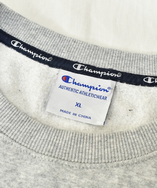Champion(チャンピオン)の「【ヴィンテージ古着】Champion / チャンピオン ロゴプリント クルーネックスウェット(スウェット・メンズ・グレー・X-LARGE)」の10枚目の写真