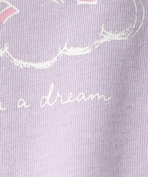 SHOO・LA・RUE（シューラルー）の「◆【110-140cm/接触冷感】肩あきTシャツワンピ（ワンピース・キッズ・ブラック/ライトグリーン/ライトパープル・11/14/13/12）」の5枚目の写真