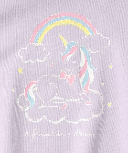 SHOO・LA・RUE（シューラルー）の「◆【110-140cm/接触冷感】肩あきTシャツワンピ（ワンピース・キッズ・ブラック/ライトグリーン/ライトパープル・11/14/13/12）」の9枚目の写真