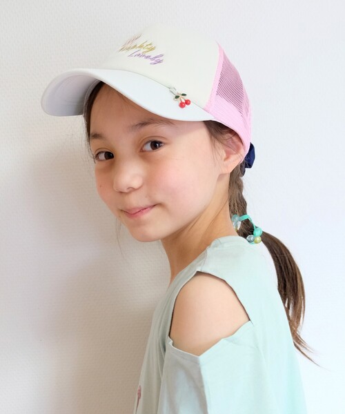 SHOO・LA・RUE（シューラルー）の「◆【110-140cm/接触冷感】肩あきTシャツワンピ（ワンピース・キッズ・ブラック/ライトグリーン/ライトパープル・11/14/13/12）」の18枚目の写真