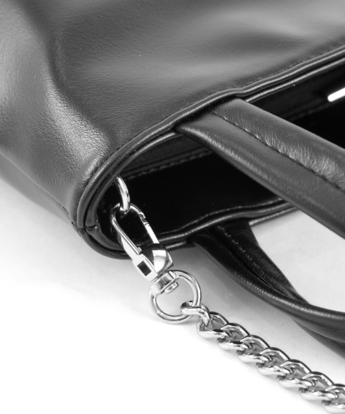 Figments（フィグメンツ）の「マイクロチェーンショルダーバッグ（ショルダーバッグ・レディース・シルバー/ブラック・FREE）」の15枚目の写真