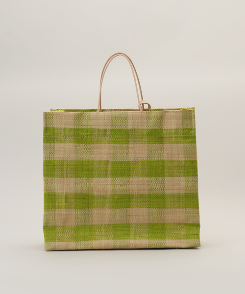 EleSac（エルサック）の「【ELESAC/エルサック】PAPIRO L CHECK：バッグ（ショルダーバッグ・レディース・イエロー/グリーン・FREE）」の8枚目の写真