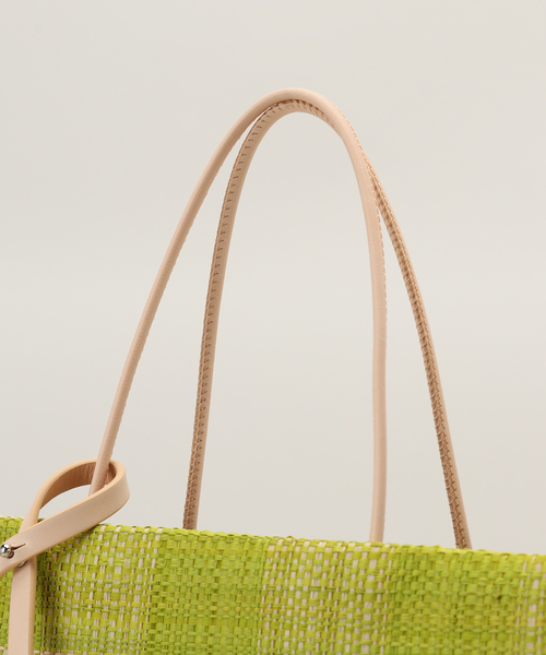 EleSac（エルサック）の「【ELESAC/エルサック】PAPIRO L CHECK：バッグ（ショルダーバッグ・レディース・イエロー/グリーン・FREE）」の11枚目の写真