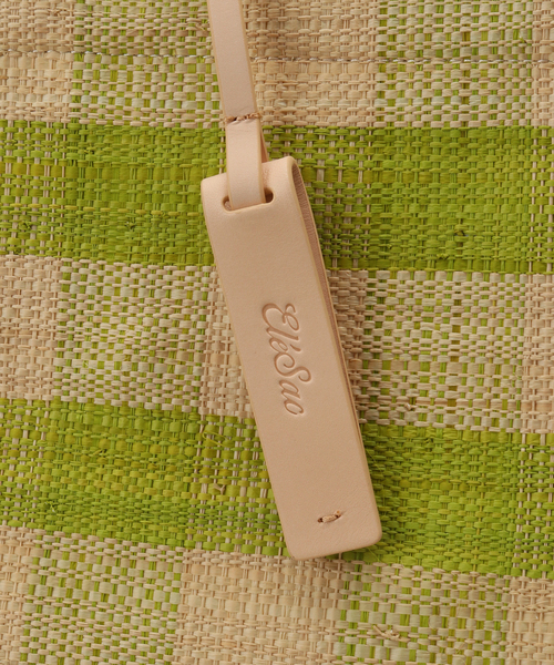 EleSac（エルサック）の「【ELESAC/エルサック】PAPIRO L CHECK：バッグ（ショルダーバッグ・レディース・イエロー/グリーン・FREE）」の16枚目の写真