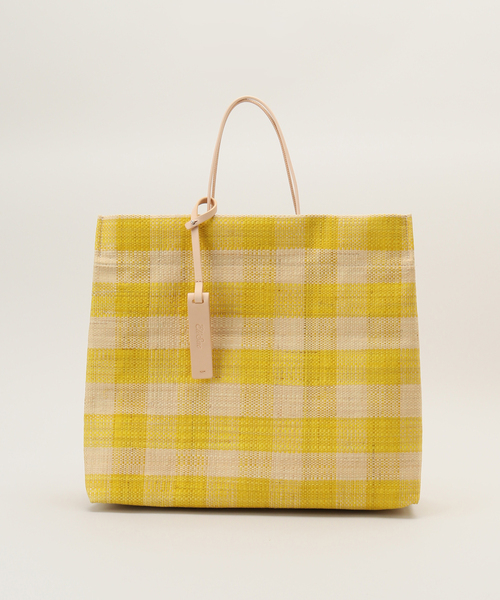 EleSac（エルサック）の「【ELESAC/エルサック】PAPIRO L CHECK：バッグ（ショルダーバッグ・レディース・イエロー/グリーン・FREE）」の17枚目の写真