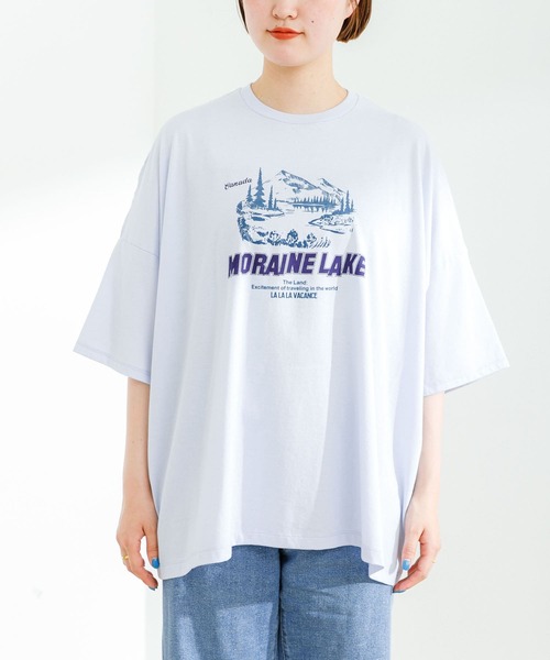 TICCA ティッカ　Tシャツ　白　オーバーサイズ　DELTA T-SHIRT TICCA（ティッカ）の「TICCA MORAINE T-SHIRTS（Tシャツ