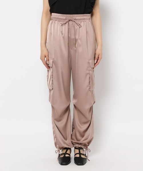 mysty woman（ミスティウーマン）の「ミリタリードロストカーゴパンツ　965214（カーゴパンツ・レディース・ホワイト系その他/ピンクベージュ/チャコールグレー・FREE）」の12枚目の写真