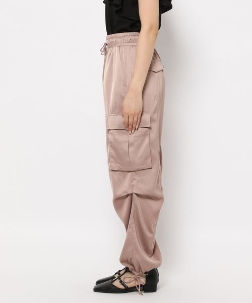 mysty woman（ミスティウーマン）の「ミリタリードロストカーゴパンツ　965214（カーゴパンツ・レディース・ホワイト系その他/ピンクベージュ/チャコールグレー・FREE）」の16枚目の写真