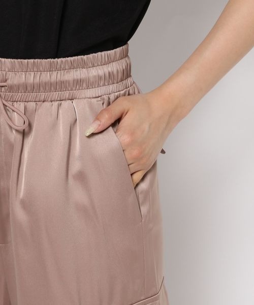 mysty woman（ミスティウーマン）の「ミリタリードロストカーゴパンツ　965214（カーゴパンツ・レディース・ホワイト系その他/ピンクベージュ/チャコールグレー・FREE）」の6枚目の写真