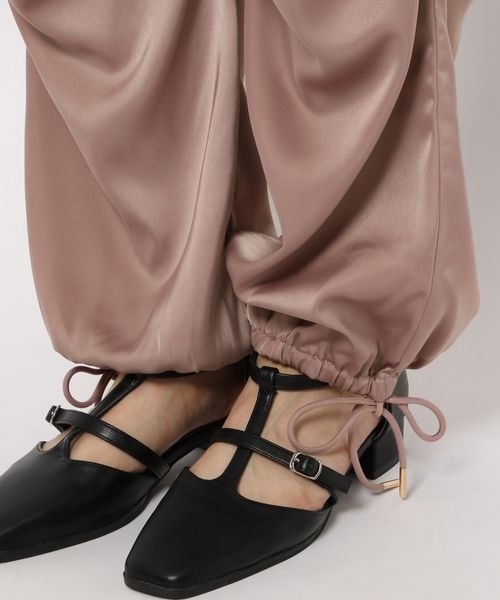 mysty woman（ミスティウーマン）の「ミリタリードロストカーゴパンツ　965214（カーゴパンツ・レディース・ホワイト系その他/ピンクベージュ/チャコールグレー・FREE）」の9枚目の写真