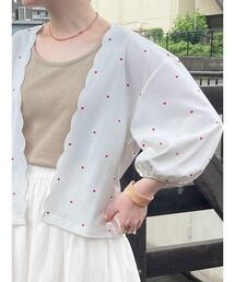 ehka sopo | ◎スカラップカーディガン(カーディガン/ボレロ)