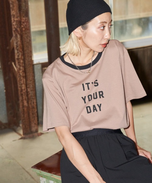 Auntie Rosa Holiday（アンティローザホリデー）の「フロントロゴリンガーT（Tシャツ/カットソー・レディース・オフホワイト/ベージュ・FREE）」の15枚目の写真