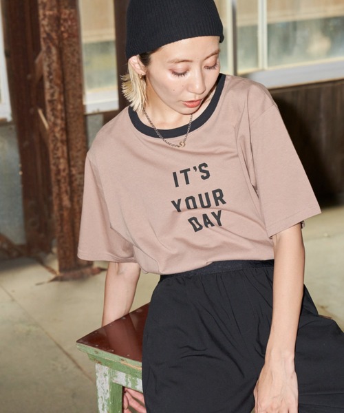 Auntie Rosa Holiday（アンティローザホリデー）の「フロントロゴリンガーT（Tシャツ/カットソー・レディース・オフホワイト/ベージュ・FREE）」の17枚目の写真