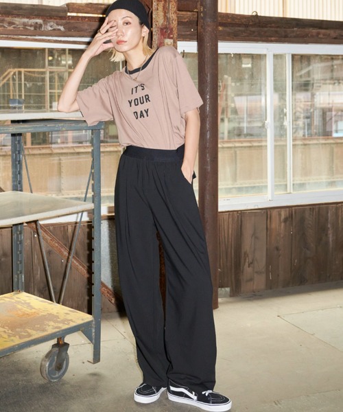 Auntie Rosa Holiday（アンティローザホリデー）の「フロントロゴリンガーT（Tシャツ/カットソー・レディース・オフホワイト/ベージュ・FREE）」の20枚目の写真