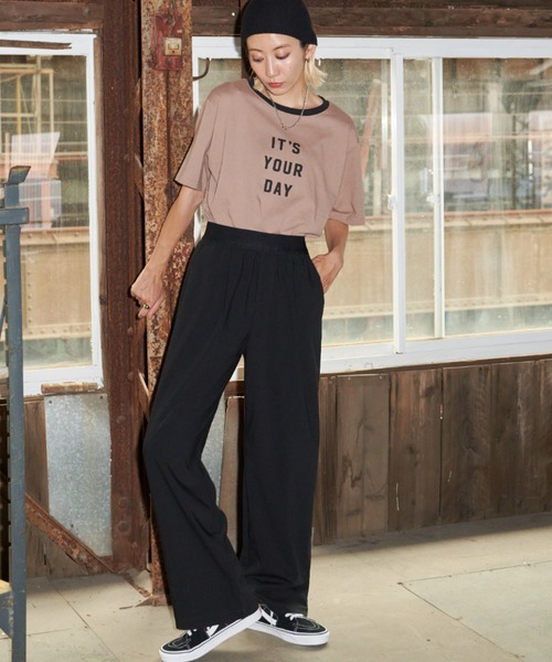 Auntie Rosa Holiday（アンティローザホリデー）の「フロントロゴリンガーT（Tシャツ/カットソー・レディース・オフホワイト/ベージュ・FREE）」の21枚目の写真