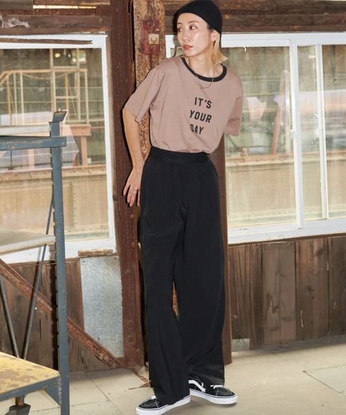Auntie Rosa Holiday（アンティローザホリデー）の「フロントロゴリンガーT（Tシャツ/カットソー・レディース・オフホワイト/ベージュ・FREE）」の22枚目の写真