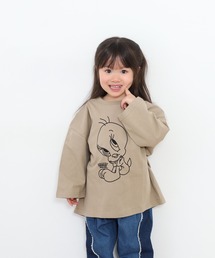 Looney Tunes（ルーニーテューンズ）の「トゥイーティープリントBIGロンT（Tシャツ/カットソー）」