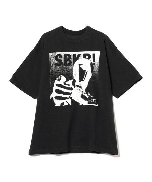 BoTT ボット プリントデザイン 半袖 Tシャツ カットソー ホワイト
