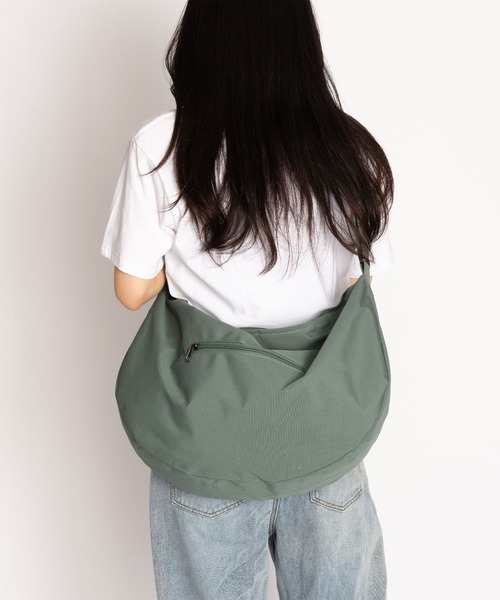 propellerheads(プロペラヘッズ)の「ポリエステル ホーボー ショルダーバッグ(ショルダーバッグ・レディース・ブラック/グリーン・FREE)」の8枚目の写真