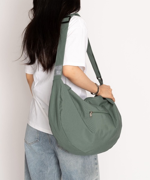 propellerheads(プロペラヘッズ)の「ポリエステル ホーボー ショルダーバッグ(ショルダーバッグ・レディース・ブラック/グリーン・FREE)」の7枚目の写真