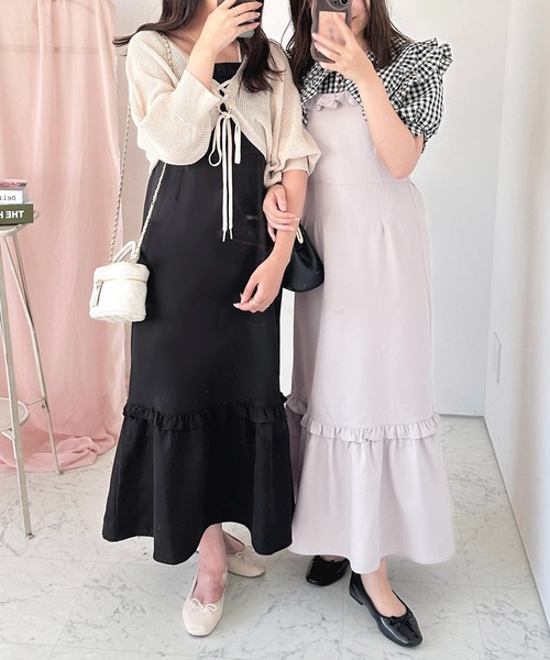 セール】フリルキャミワンピース【ZOZOTOWN限定アイテム