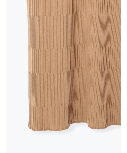 Lugnoncure（ルノンキュール）の「ランダムリブノースリーブワンピース（ワンピース・レディース・ブラック/ブラウン/モカ・F）」の21枚目の写真