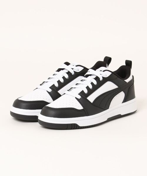 PUMA(プーマ)の「《PUMA》リバウンド V6 ロウ(スニーカー・メンズ・ホワイト×ホワイト/ホワイト系その他3/ホワイト系その他2/ホワイト系その他/ホワイト×ブラック/ホワイト×レッド/ホワイト系その他4/ホワイト系その他5/ホワイト系その他6・24.5cm/26.5cm/26.0cm/25.0cm/23.5cm/23.0cm/24.0cm/28.0cm/27.0cm/27.5cm/25.5cm/22.5cm/22.0cm)」の3枚目の写真