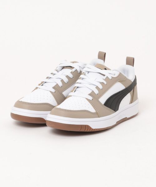 PUMA(プーマ)の「《PUMA》リバウンド V6 ロウ(スニーカー・メンズ・ホワイト×ホワイト/ホワイト系その他3/ホワイト系その他2/ホワイト系その他/ホワイト×ブラック/ホワイト×レッド/ホワイト系その他4/ホワイト系その他5/ホワイト系その他6・24.5cm/26.5cm/26.0cm/25.0cm/23.5cm/23.0cm/24.0cm/28.0cm/27.0cm/27.5cm/25.5cm/22.5cm/22.0cm)」の9枚目の写真
