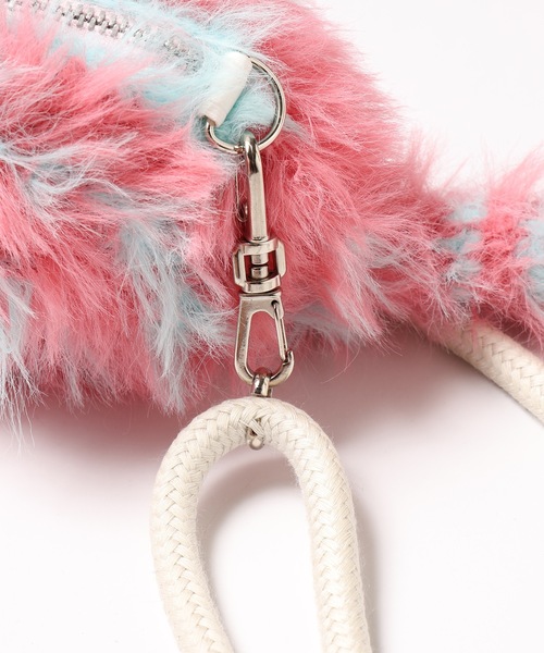 amok（アモク）の「TIGER KNIT BAG（ショルダーバッグ・メンズ・イエロー/ピンク・FREE）」の14枚目の写真