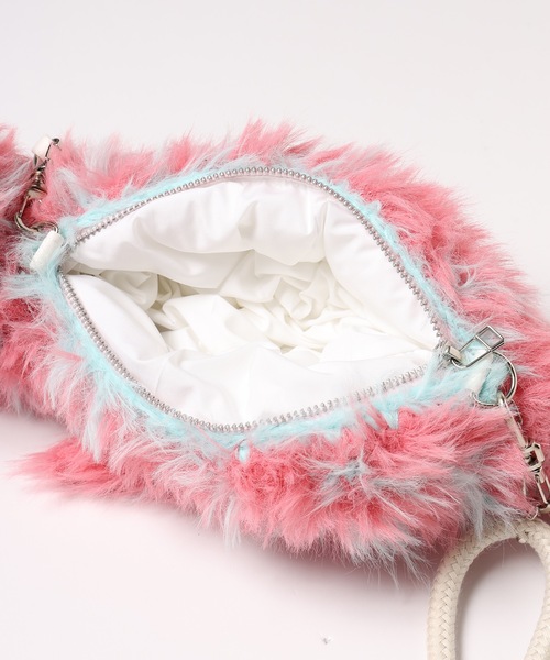 amok（アモク）の「TIGER KNIT BAG（ショルダーバッグ・メンズ・イエロー/ピンク・FREE）」の16枚目の写真