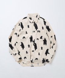 CIAO TOKYO（チャオトーキョー）の「CIAO TOKYO made in japan アニマルイラスト レギュラーフィット 総柄シャツ 長袖（シャツ/ブラウス）」