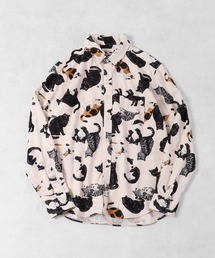 CIAO TOKYO（チャオトーキョー）の「CIAO TOKYO made in japan アニマルイラスト レギュラーフィット 総柄シャツ 長袖（シャツ/ブラウス）」