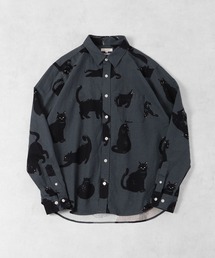 CIAO TOKYO made in japan アニマルイラスト レギュラーフィット 総柄シャツ 長袖