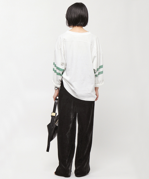 AP STUDIO（エーピーストゥディオ）の「【THE ROSE】Velvet easy Pants（その他パンツ・レディース・ブラック・38/36）」の6枚目の写真