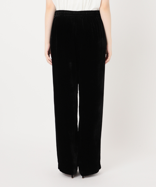 AP STUDIO（エーピーストゥディオ）の「【THE ROSE】Velvet easy Pants（その他パンツ・レディース・ブラック・38/36）」の9枚目の写真