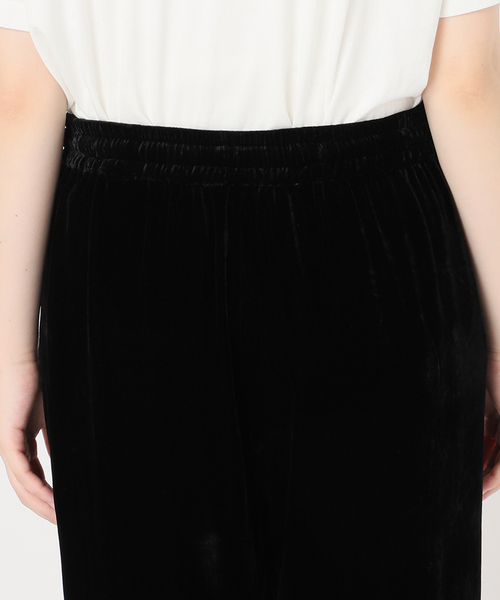 AP STUDIO（エーピーストゥディオ）の「【THE ROSE】Velvet easy Pants（その他パンツ・レディース・ブラック・38/36）」の11枚目の写真