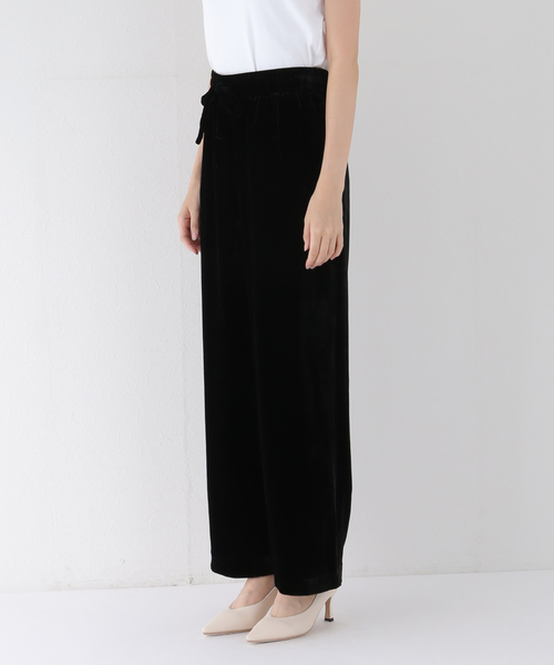 AP STUDIO（エーピーストゥディオ）の「【THE ROSE】Velvet easy Pants（その他パンツ・レディース・ブラック・38/36）」の19枚目の写真