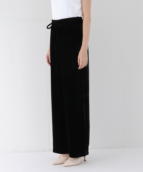 AP STUDIO（エーピーストゥディオ）の「【THE ROSE】Velvet easy Pants（その他パンツ・レディース・ブラック・38/36）」の20枚目の写真