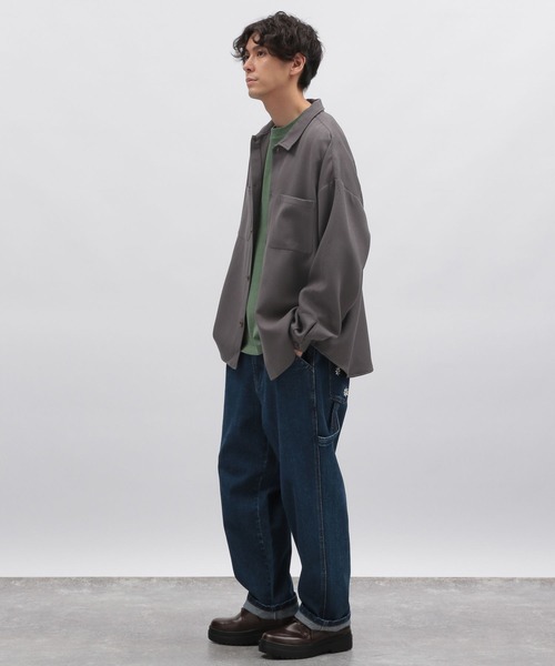 LAKOLE(ラコレ)の「ピグメントフラワー長袖T / 975677(Tシャツ/カットソー・メンズ・グレー/ライトグレー/グリーン・MEDIUM/LARGE)」の13枚目の写真