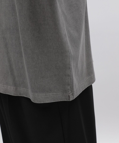 LAKOLE(ラコレ)の「ピグメントフラワー長袖T / 975677(Tシャツ/カットソー・メンズ・グレー/ライトグレー/グリーン・MEDIUM/LARGE)」の8枚目の写真