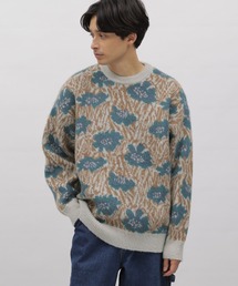 LAKOLE | フラワージャガードプルオーバー / 903939(ニット/セーター)
