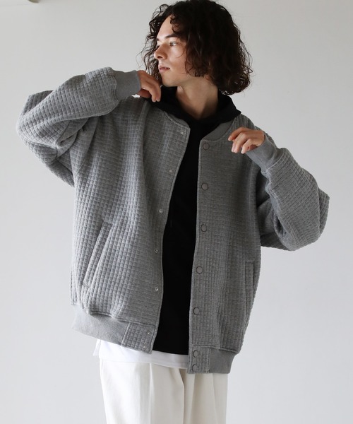 ASTRONOMY(アストロノミー)の「Buyer's Select/ワッフルスナップ長袖カーディガン(カーディガン/ボレロ・メンズ・グレー/ネイビー/ブラック・L/M)」の11枚目の写真