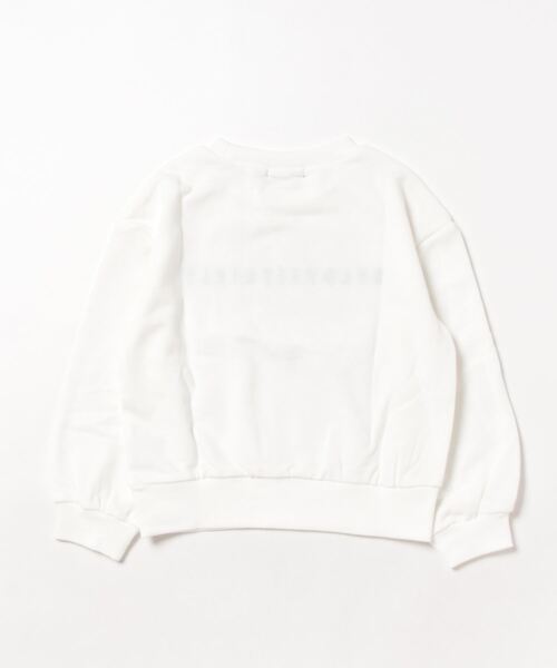 by LOVEiT(バイラビット)の「ボリューム袖プルオーバー(スウェット・キッズ・ラベンダー/エメラルド/ネイビー/オフホワイト・130cm/160cm/150cm/120cm/140cm)」の5枚目の写真