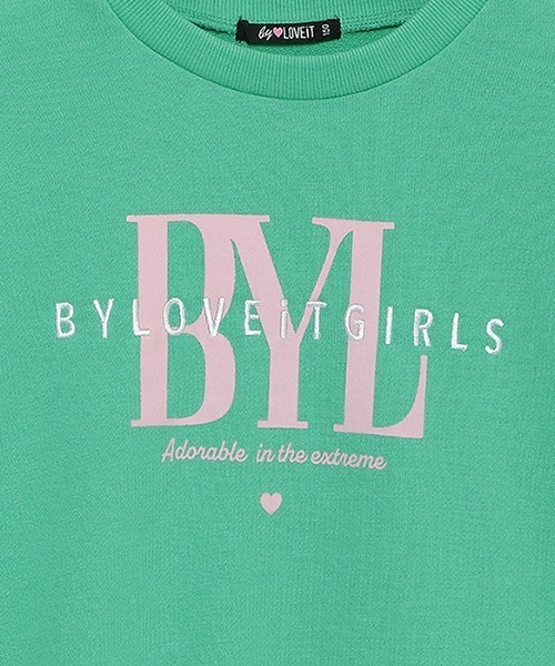 by LOVEiT(バイラビット)の「ボリューム袖プルオーバー(スウェット・キッズ・ラベンダー/エメラルド/ネイビー/オフホワイト・130cm/160cm/150cm/120cm/140cm)」の11枚目の写真