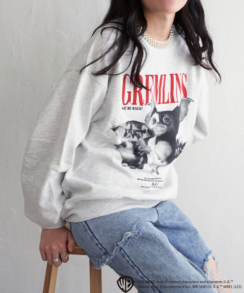 VENCEEXCHANGE（ヴァンスエクスチェンジ）の「GREMLINS グレムリン フォトプリントトレーナー（スウェット・メンズ・ターコイズブルー/ライトグレー/パープル/チャコール・M/L/LL）」の9枚目の写真