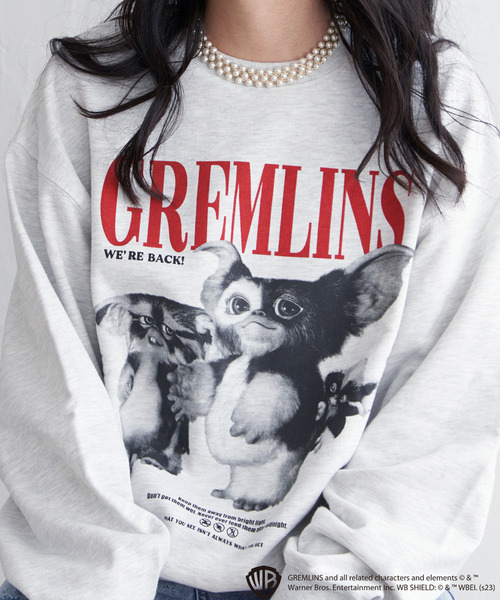 VENCEEXCHANGE（ヴァンスエクスチェンジ）の「GREMLINS グレムリン フォトプリントトレーナー（スウェット・メンズ・ターコイズブルー/ライトグレー/パープル/チャコール・M/L/LL）」の8枚目の写真