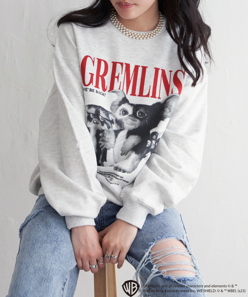 VENCEEXCHANGE（ヴァンスエクスチェンジ）の「GREMLINS グレムリン フォトプリントトレーナー（スウェット・メンズ・ターコイズブルー/ライトグレー/パープル/チャコール・M/L/LL）」の7枚目の写真