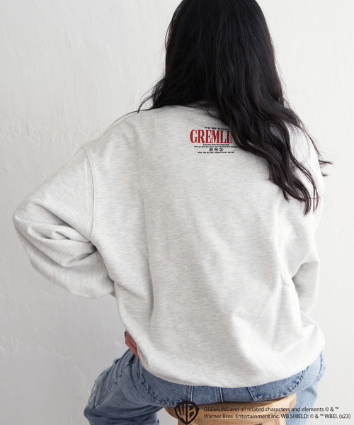 VENCEEXCHANGE（ヴァンスエクスチェンジ）の「GREMLINS グレムリン フォトプリントトレーナー（スウェット・メンズ・ターコイズブルー/ライトグレー/パープル/チャコール・M/L/LL）」の6枚目の写真