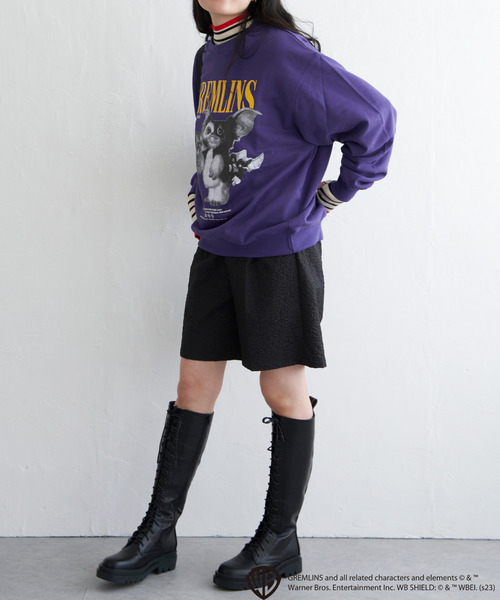 VENCEEXCHANGE（ヴァンスエクスチェンジ）の「GREMLINS グレムリン フォトプリントトレーナー（スウェット・メンズ・ターコイズブルー/ライトグレー/パープル/チャコール・M/L/LL）」の17枚目の写真