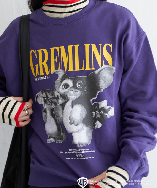 VENCEEXCHANGE（ヴァンスエクスチェンジ）の「GREMLINS グレムリン フォトプリントトレーナー（スウェット・メンズ・ターコイズブルー/ライトグレー/パープル/チャコール・M/L/LL）」の20枚目の写真